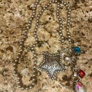 Silver Star Pendant Necklace